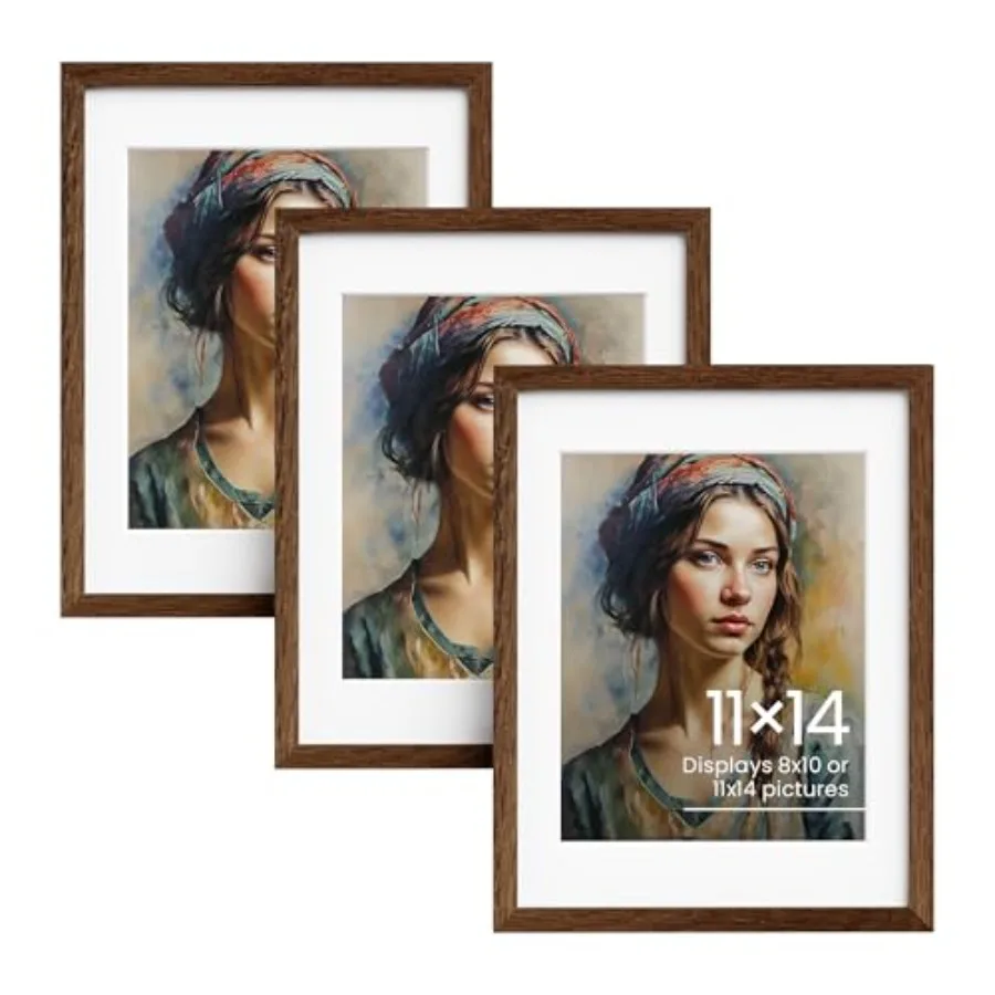 Набор из 3-х деревянных рамок для фотографий 11x14 с паспарту (на 8x10) – натуральные, из массива дерева, для настенных картин, фотографий и принтов, в том числе для выпускных фотографий
Набор из 3-х деревянных рамок для фотографий 11x14 с паспарту (на 8x10) – натуральные, из массива дерева, для настенных картин, фотографий и принтов, в том числе для выпускных фотографий