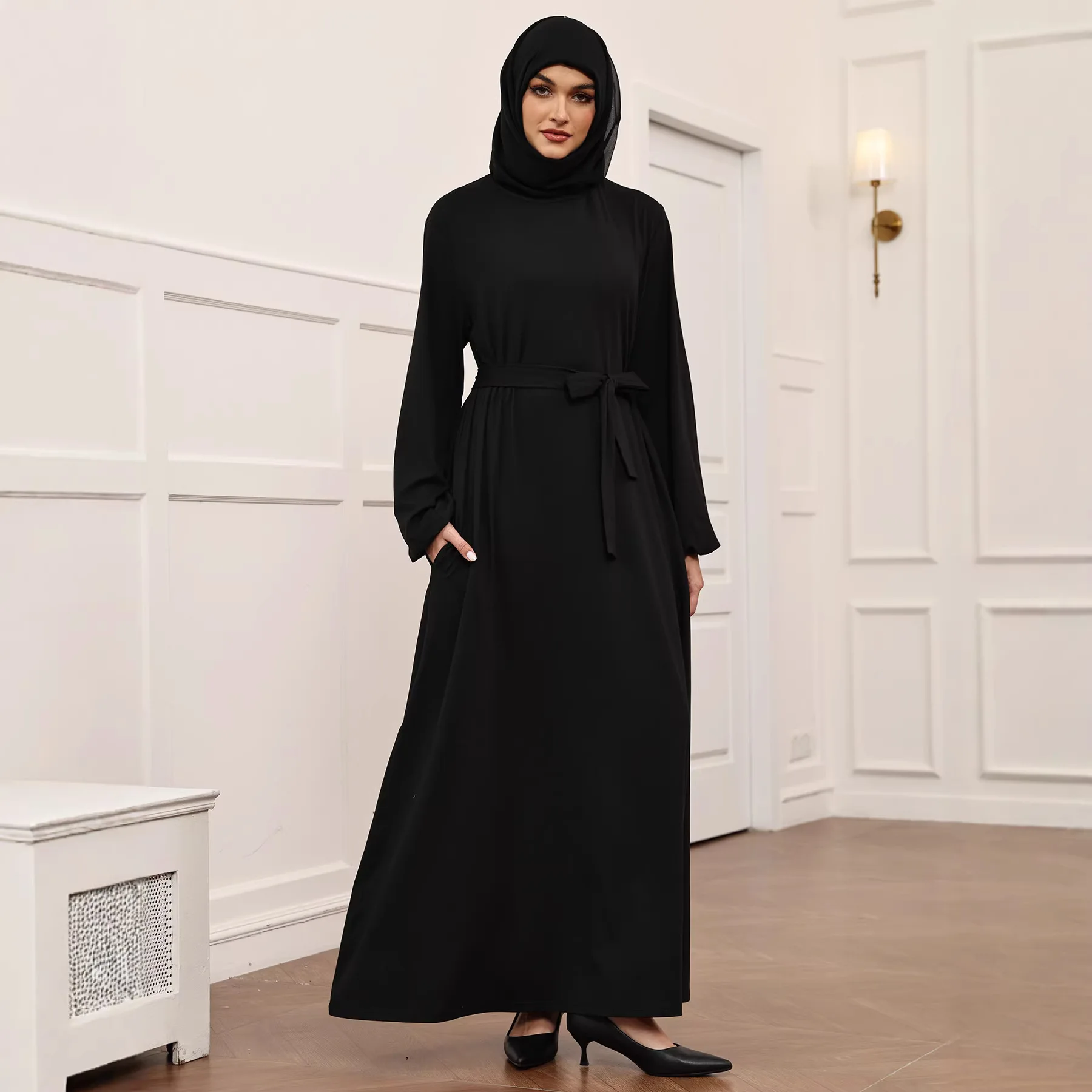 Мусульманская Абая, женское исламское платье Джалабия с хиджабом, одежда в Дубае, Саудовская Халат, турецкие скромные молитвенные платья, кафтаны, исламские
Мусульманская Абая, женское исламское платье Джалабия с хиджабом, одежда в Дубае, Саудовская Халат, турецкие скромные молитвенные платья, кафтаны, исламские