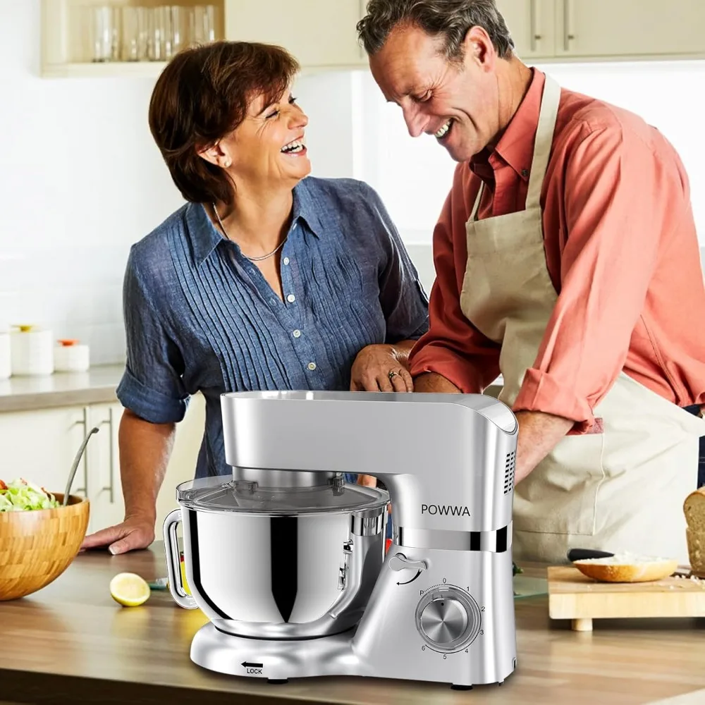 High Quality Stand Mixer, 7.5 Quart Electric Mixer, 6+1 Speed 660W Tilt-Head Kitchen Food Mixers with Whisk, Dough Hook
High Quality Stand Mixer, 7.5 Quart Electric Mixer, 6+1 Speed 660W Tilt-Head Kitchen Food Mixers with Whisk, Dough Hook