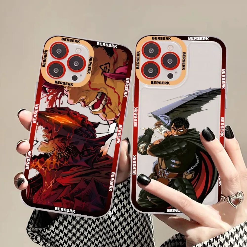 Berserk Guts Anime Phone Case For iPhone 15 14 13 12 11 Pro Max Mini X Xs XR Transparent Case
Berserk Guts Anime Phone Case For iPhone 15 14 13 12 11 Pro Max Mini X Xs XR Transparent Case