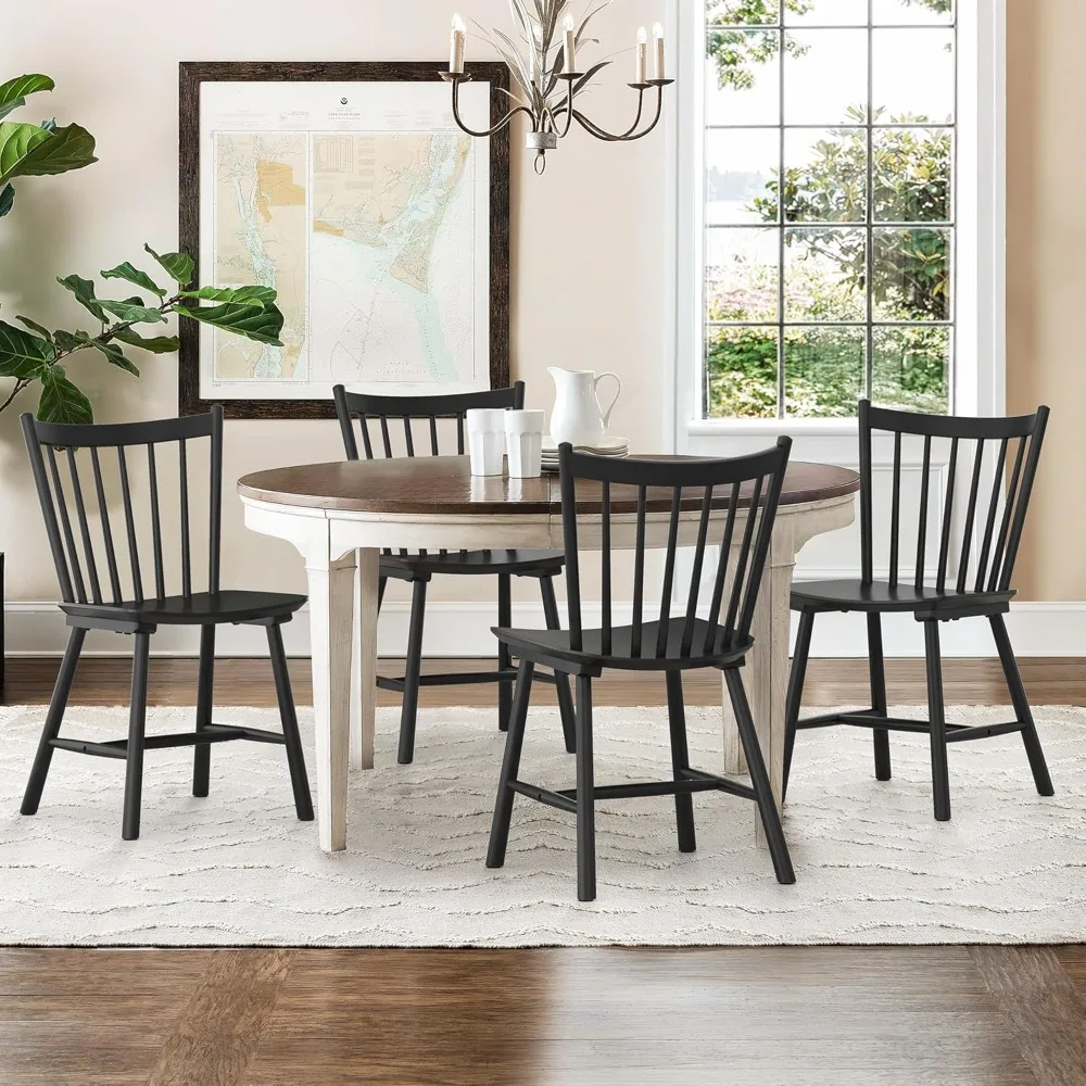Upgraded Dining Chair Set of 4, Farmhouse Wood Spindle Back Kitchen Chairs for Kitchen and Dining Room
Upgraded Dining Chair Set of 4, Farmhouse Wood Spindle Back Kitchen Chairs for Kitchen and Dining Room