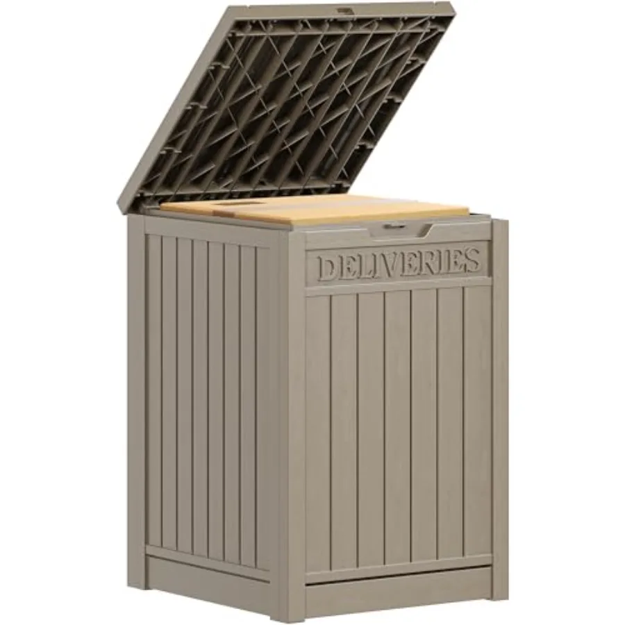 Outdoor Package Delivery Storage Box Secure Lockable Resin Package Delivery Container Deck Box for Porch and Curbside Brown
Outdoor Package Delivery Storage Box Secure Lockable Resin Package Delivery Container Deck Box for Porch and Curbside Brown