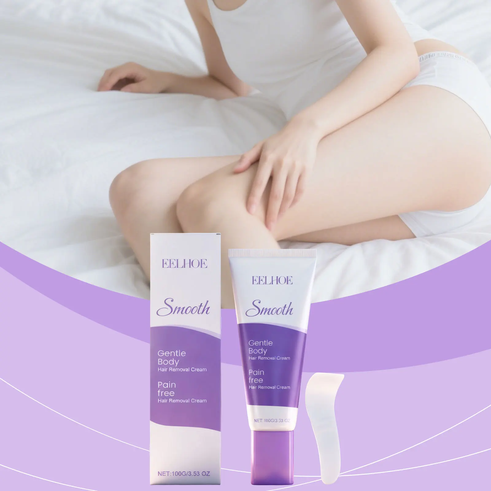 Крем для депиляции 100 г, для всего тела, безболезненный, с ингибитором роста волос, со скребком, для мужчин и женщин
Крем для депиляции 100 г, для всего тела, безболезненный, с ингибитором роста волос, со скребком, для мужчин и женщин