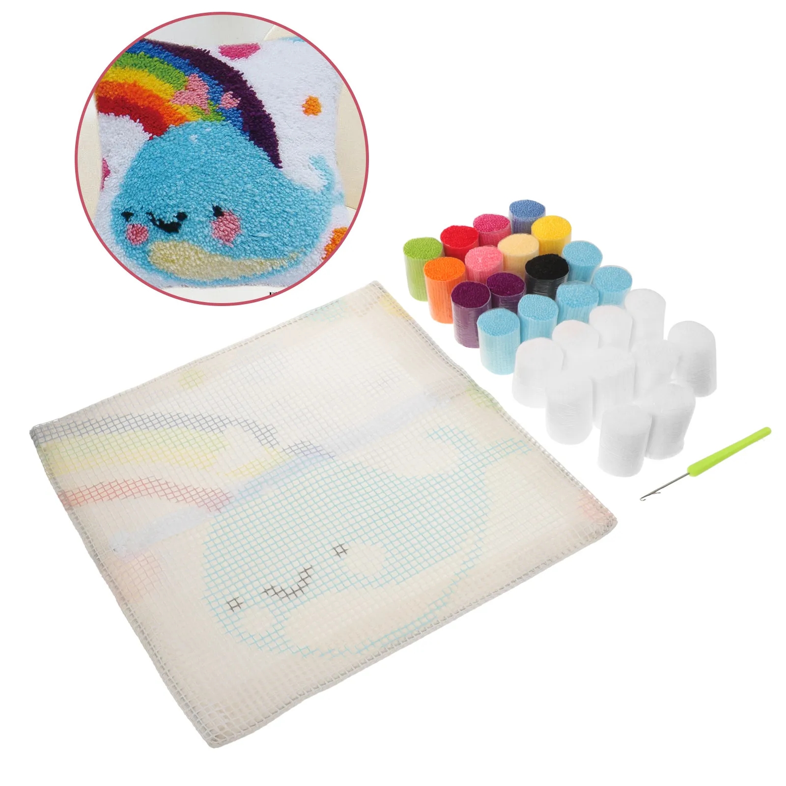 1Set DIY 3D Embroidery Kit for Pillow Making Lovely Cartoon Printed Mesh with Yarn Supplies Home Decor Craft Kit
1Set DIY 3D Embroidery Kit for Pillow Making Lovely Cartoon Printed Mesh with Yarn Supplies Home Decor Craft Kit