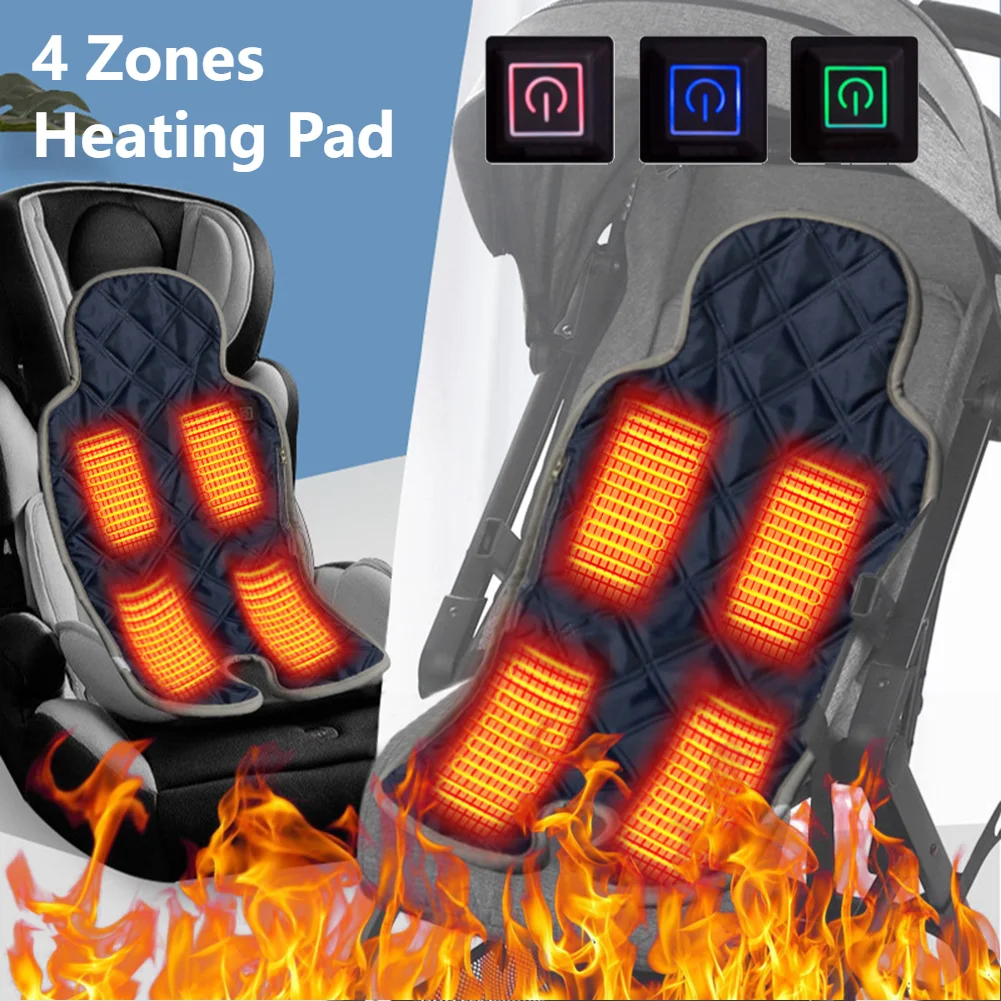 Stroller Heated Chair Pad Non-Slip Baby Car Seat Heating Pad Electric Heating Stroller Seat Cushion for Stroller Safety Seat
Stroller Heated Chair Pad Non-Slip Baby Car Seat Heating Pad Electric Heating Stroller Seat Cushion for Stroller Safety Seat