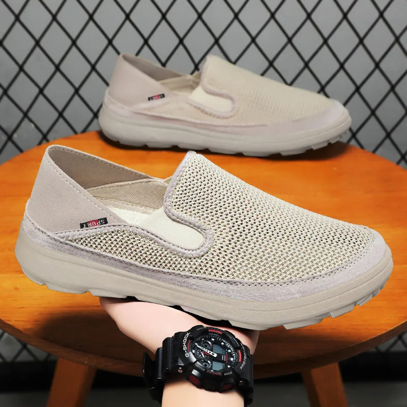 2025 New Men's Korean Style Breathable Mesh Shoes Spring Casual Lightweight Sole Non-Slip Walking Shoes Comfortable for Men
2025 New Men's Korean Style Breathable Mesh Shoes Spring Casual Lightweight Sole Non-Slip Walking Shoes Comfortable for Men
