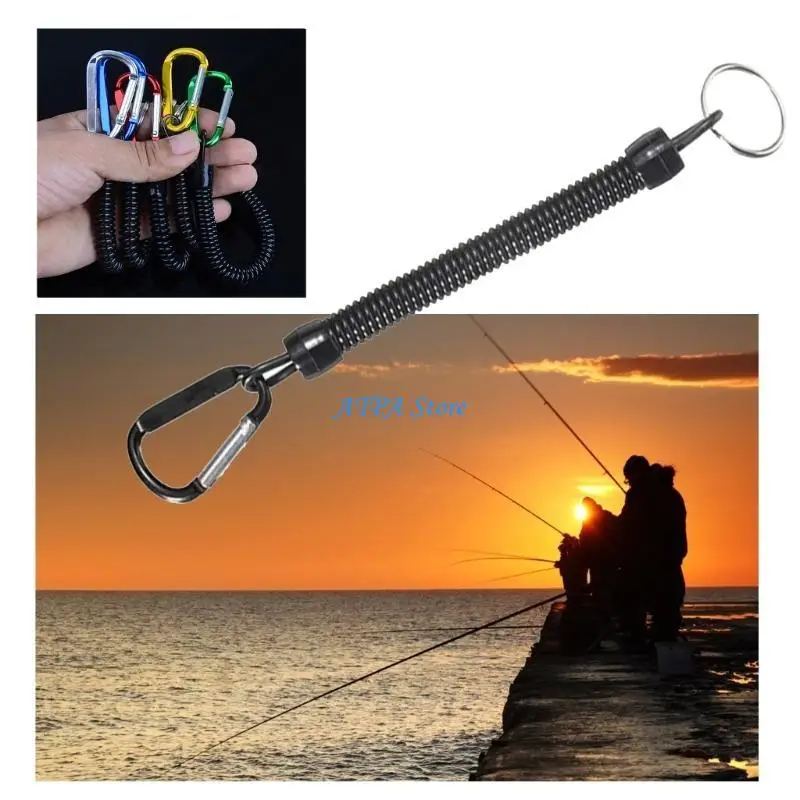 U13C Outdoor Security Gear Tool Spring Elastic Rope Portable Fishing Lanyards Camping Carabiner Anti-lost Phone Keychain
U13C Outdoor Security Gear Tool Spring Elastic Rope Portable Fishing Lanyards Camping Carabiner Anti-lost Phone Keychain