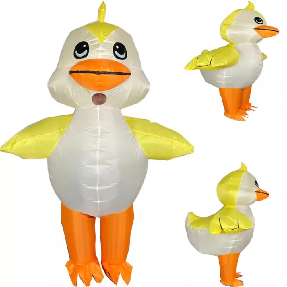 Adult Size Inflatable Yellow Duck Costume Halloween Cartoon Puppet Masquerade Makeup Prop Performance Outfit 4.9ft-6.2ft
Adult Size Inflatable Yellow Duck Costume Halloween Cartoon Puppet Masquerade Makeup Prop Performance Outfit 4.9ft-6.2ft