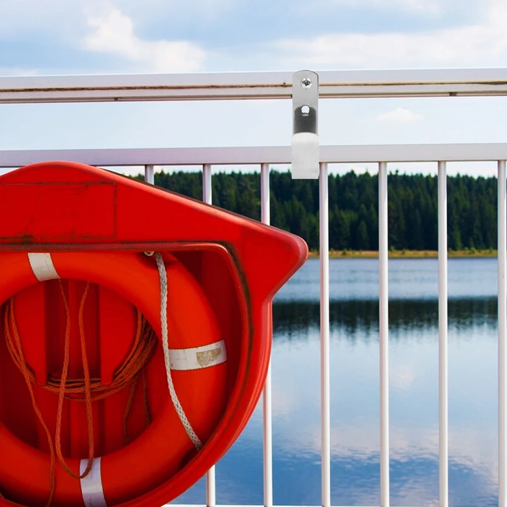 2pcs Life Buoy Bracket Stainless Steel Boat Hooks Floating Ring Holder Garage Storage Pontoon Pool Rescue Home Accessories
2pcs Life Buoy Bracket Stainless Steel Boat Hooks Floating Ring Holder Garage Storage Pontoon Pool Rescue Home Accessories