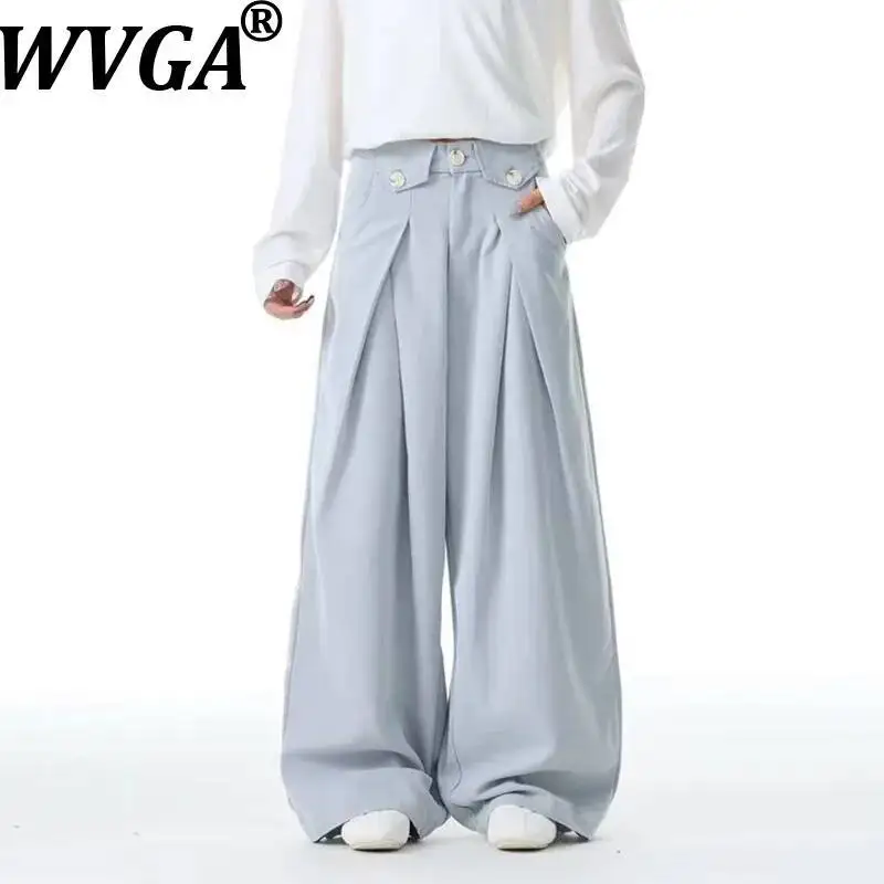 WVGA Spring Autumn New Men American Style Vintage Deconstructed Pleated Trendy Trousers Niche Chic Casual Straight Pants W24335
WVGA Spring Autumn New Men American Style Vintage Deconstructed Pleated Trendy Trousers Niche Chic Casual Straight Pants W24335