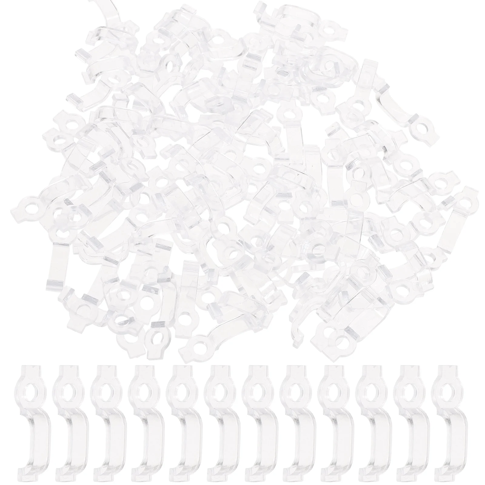 100 Pcs LED Strip Light Clips Ultra Thin Easy Install Mounting Brackets Soft Hard Bars Nylon Holders Outdoor Heat Resistant
100 Pcs LED Strip Light Clips Ultra Thin Easy Install Mounting Brackets Soft Hard Bars Nylon Holders Outdoor Heat Resistant