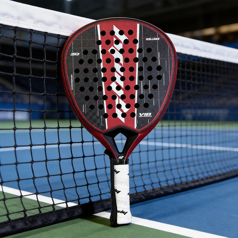 Carbon fiber material 3K intermediate padel racket, comprehensive ball control performance, OEM rough grain surface customizatio
Carbon fiber material 3K intermediate padel racket, comprehensive ball control performance, OEM rough grain surface customizatio