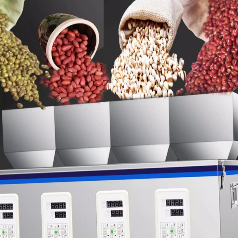 1-100g Automatic Food Weighing Fillng Machine Powder Tea Beans Granular Quantitative Filling Machine 4 Head 220/110v Customized
1-100g Automatic Food Weighing Fillng Machine Powder Tea Beans Granular Quantitative Filling Machine 4 Head 220/110v Customized