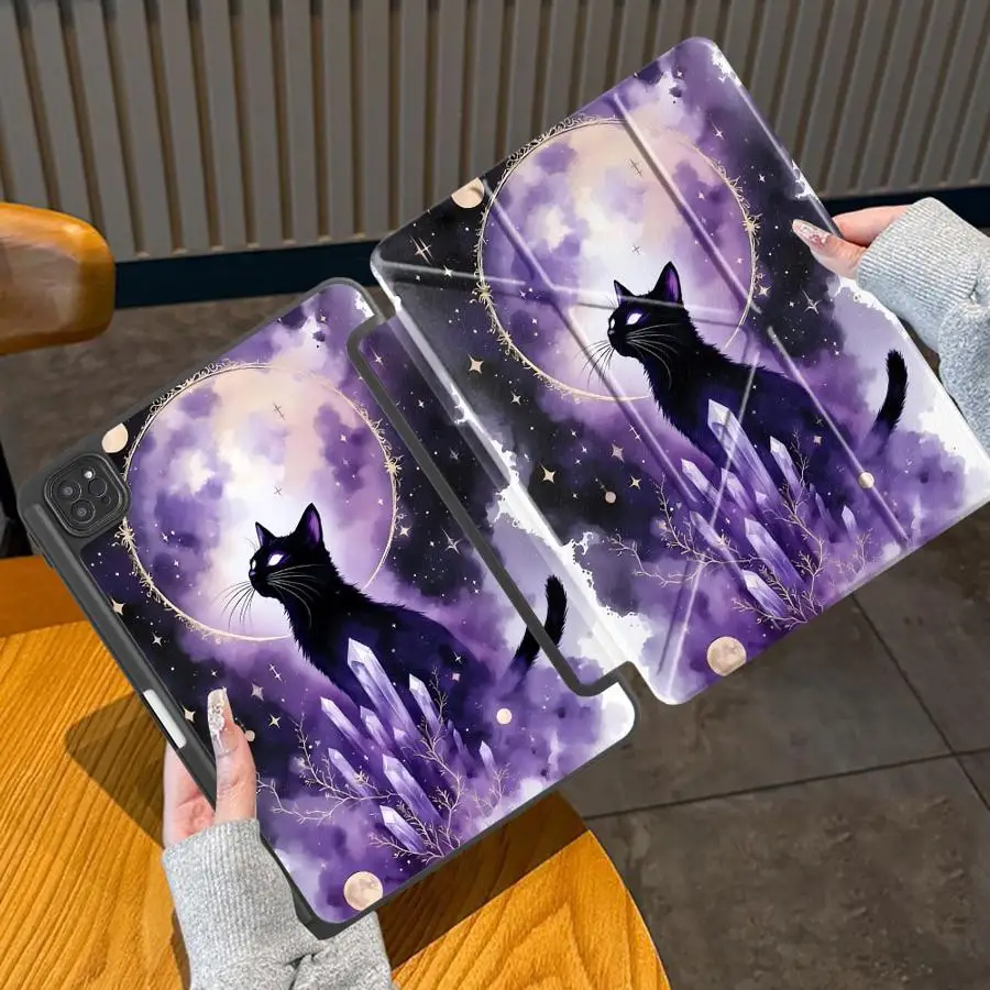 Moon Crystal Cat Tablet Case For iPad Air 4 5 M3 M2 M4 11inch Mini 6 7 Pro 11th 10th 9th 8th 7th 12.9inch Pro 2025 Holder Cover
Moon Crystal Cat Tablet Case For iPad Air 4 5 M3 M2 M4 11inch Mini 6 7 Pro 11th 10th 9th 8th 7th 12.9inch Pro 2025 Holder Cover