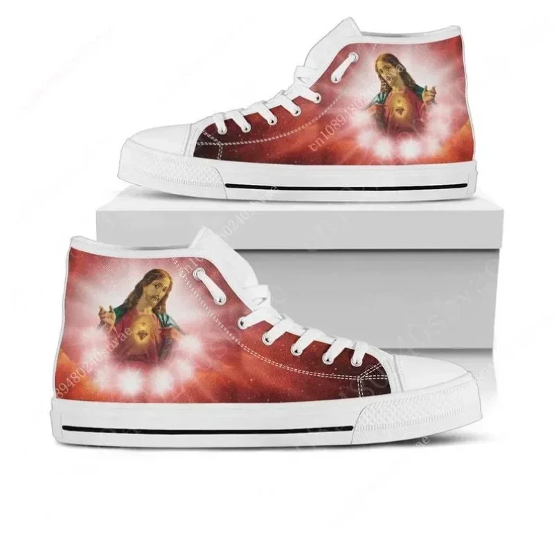 Jesus High Top Shoes Mens Womens Teenager Sneakers Canvas High Quality Outdoor Daily Sneaker Custom Made Couple Shoe
Jesus High Top Shoes Mens Womens Teenager Sneakers Canvas High Quality Outdoor Daily Sneaker Custom Made Couple Shoe