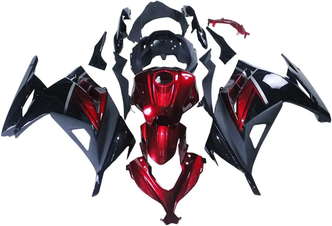Комплект обтекателей из АБС-пластика ярких красных и черных для Kawasaki EX300R Ninja 300 2013-2017 2014 2015 2016, обтекатели мотоцикла, кузов B
Комплект обтекателей из АБС-пластика ярких красных и черных для Kawasaki EX300R Ninja 300 2013-2017 2014 2015 2016, обтекатели мотоцикла, кузов B