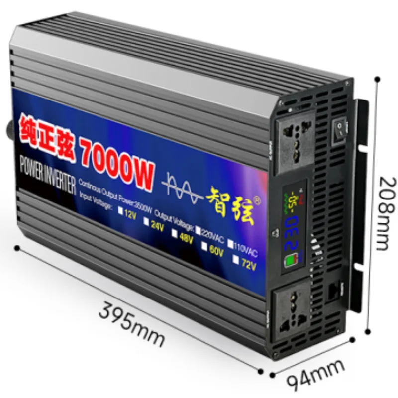 Инвертор чистой синусоиды 7000 Вт 24 В 220 В 110 В 6000 Вт/5000 Вт 220 В/110 В преобразователь зарядного напряжения автомобильный инвертор
Инвертор чистой синусоиды 7000 Вт 24 В 220 В 110 В 6000 Вт/5000 Вт 220 В/110 В преобразователь зарядного напряжения автомобильный инвертор