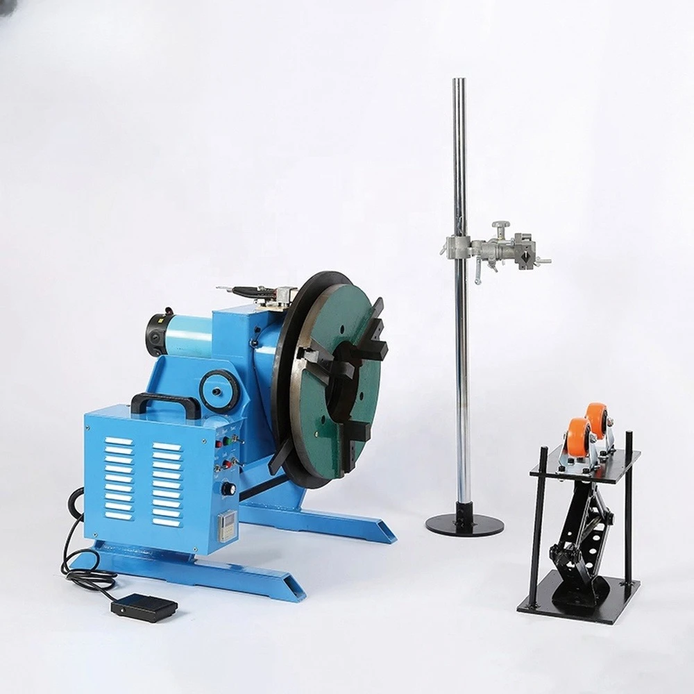 100 kg 300 kg lightweight tank rotary welding table and support roller bracket Adjustable pipe welding positioner
100 kg 300 kg lightweight tank rotary welding table and support roller bracket Adjustable pipe welding positioner
