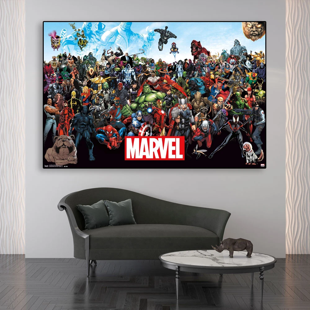 Disney Superhero Character Poster Avengers Anime Figure Wall Canvas Painting Print Marvel Theme Room Bedroom Decor Gifts
Disney Superhero Character Poster Avengers Anime Figure Wall Canvas Painting Print Marvel Theme Room Bedroom Decor Gifts