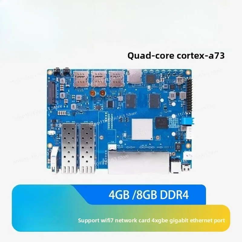 R4 high-performance open-source router development board supports 2 SFP, WiFi7
R4 high-performance open-source router development board supports 2 SFP, WiFi7
