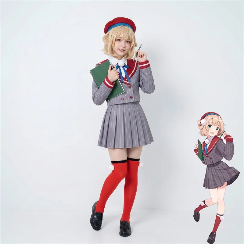 Vtuber Shigure Ui Cosplay Costume Coat Skirt Hat Uniform JK Full Set Suit Accessories Halloween Party Role Play Casual Outfit
Vtuber Shigure Ui Cosplay Costume Coat Skirt Hat Uniform JK Full Set Suit Accessories Halloween Party Role Play Casual Outfit