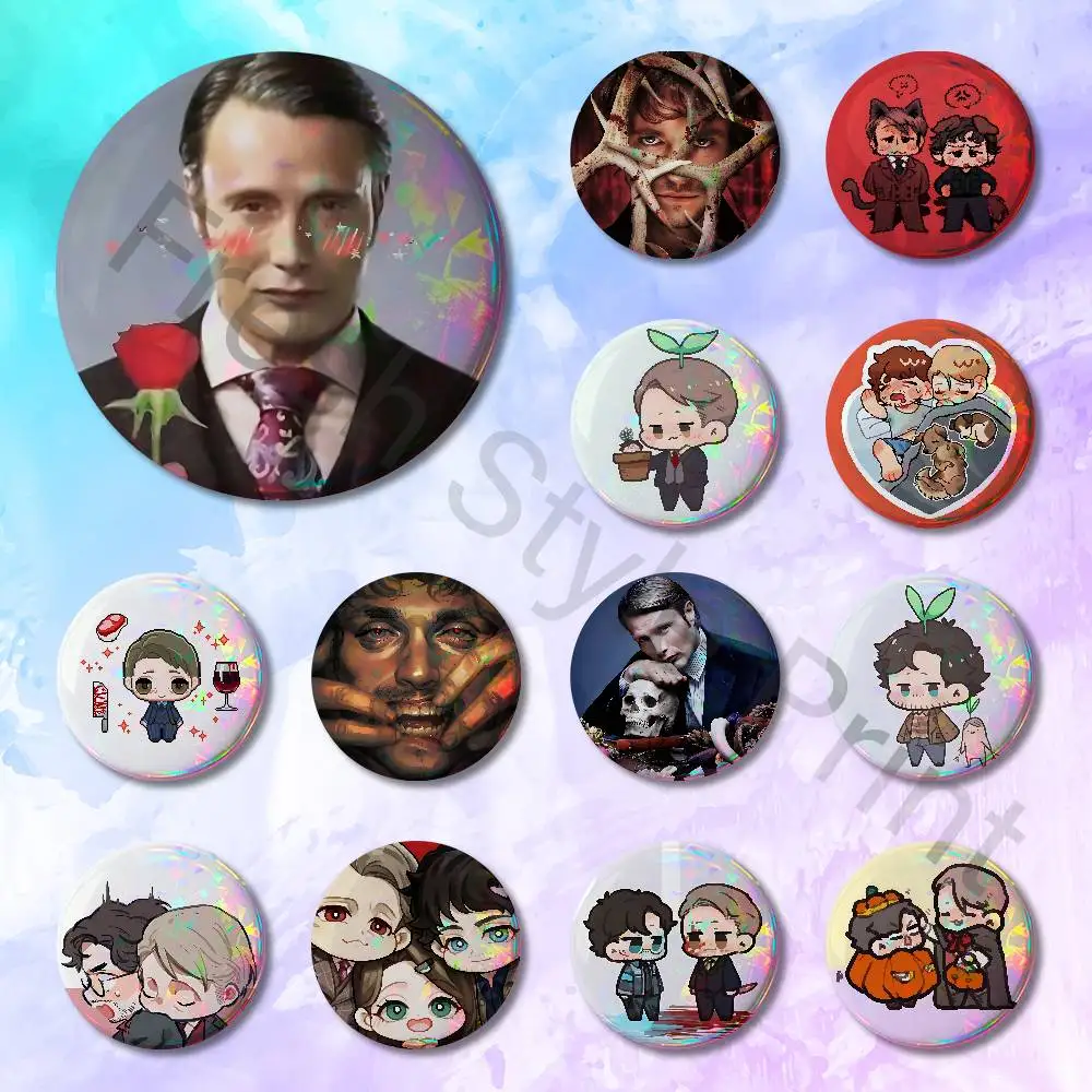 H-HannibalS and Will Chibi 32mm 58mm 75mm 44mm 25mm Anime Badges Brooches DIY Pins Decorations Birthday Gifts
H-HannibalS and Will Chibi 32mm 58mm 75mm 44mm 25mm Anime Badges Brooches DIY Pins Decorations Birthday Gifts