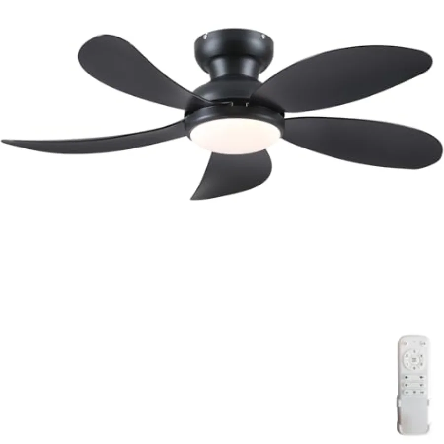 42" Low Profile Ceiling Fans with Lights and Remote, Small Flush Mount Ceilg Fans with Quiet Reversible DC Motor, Dimmable 3 CC
42" Low Profile Ceiling Fans with Lights and Remote, Small Flush Mount Ceilg Fans with Quiet Reversible DC Motor, Dimmable 3 CC