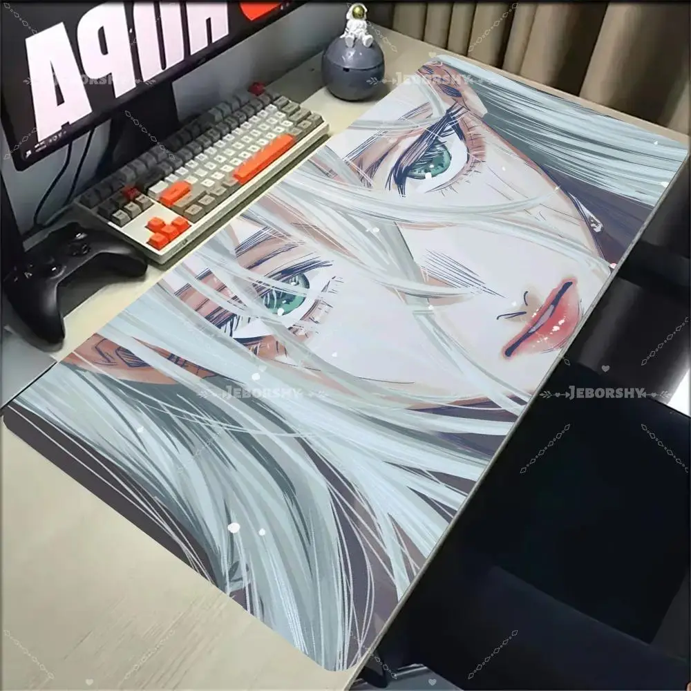 White Hair Anime Girl with Green Eyes Large Gaming Mouse Pad Non-slip Desk Mat
White Hair Anime Girl with Green Eyes Large Gaming Mouse Pad Non-slip Desk Mat