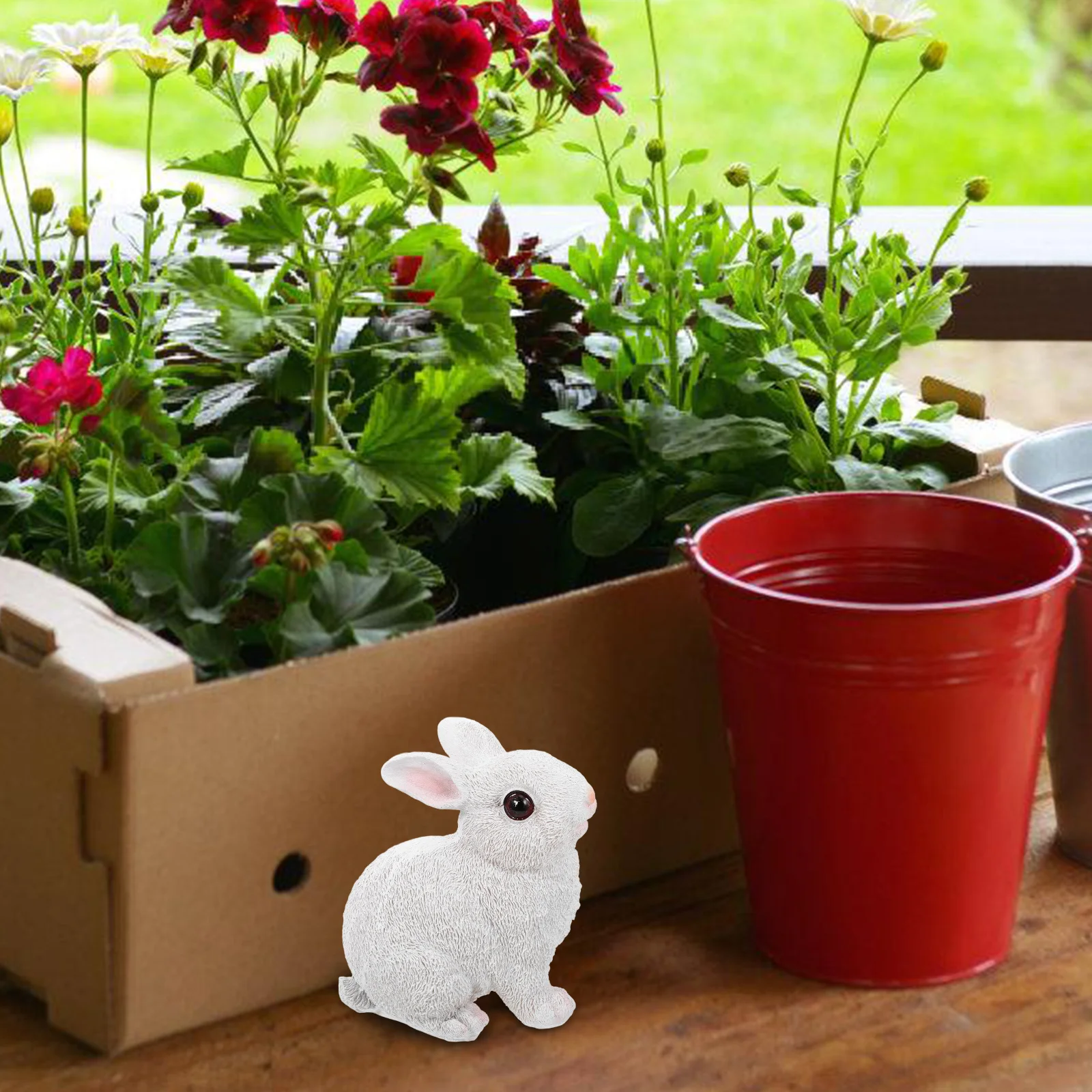 Resin Rabbit Models Realistic Appearance Miniature Decor for Desktop Garden Yard Multi Occasion Use Wildlife Animal Figure
Resin Rabbit Models Realistic Appearance Miniature Decor for Desktop Garden Yard Multi Occasion Use Wildlife Animal Figure