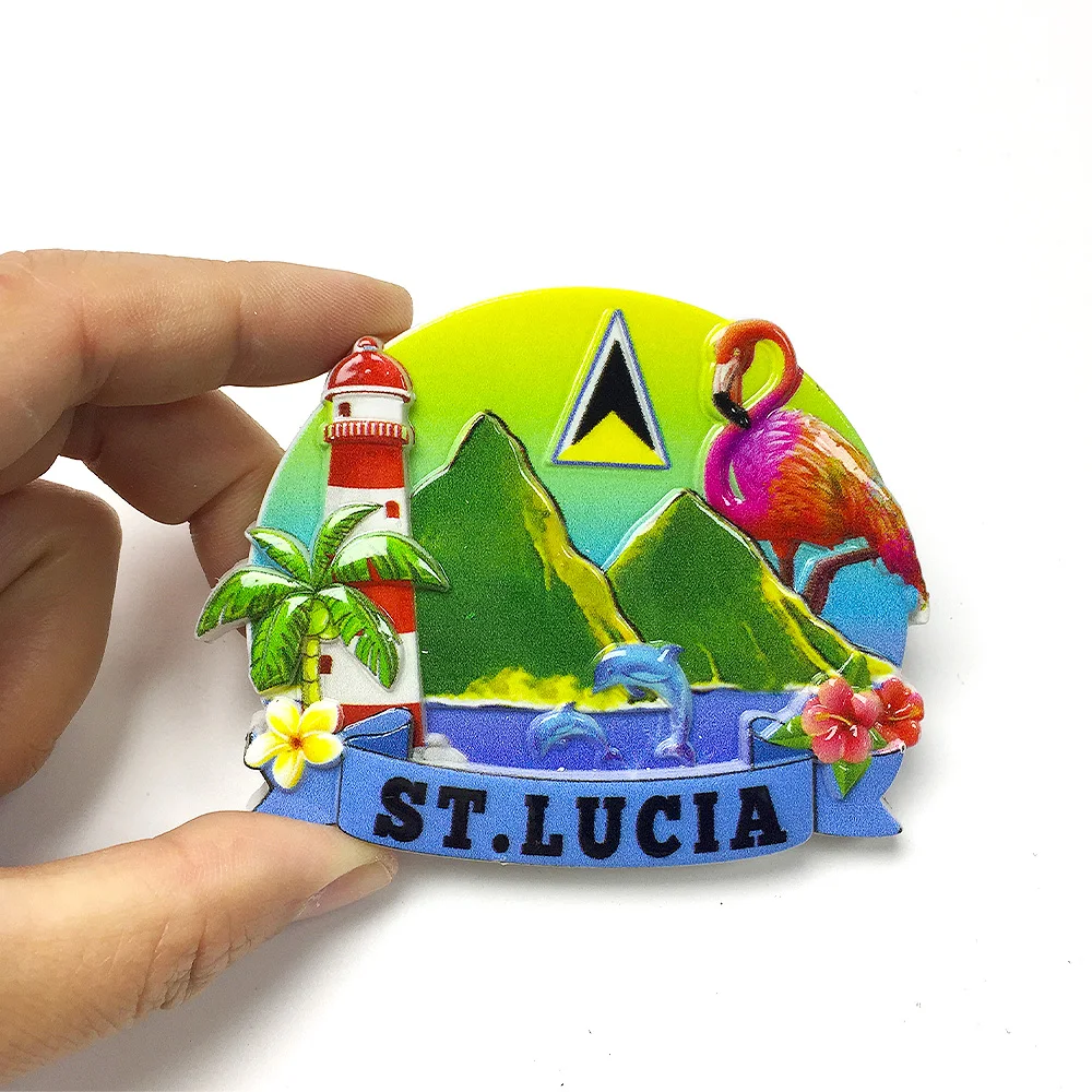 St. Lucia 3D Resin Cute Decorative Fridge Magnets - Super Strong Refrigerator Magnets for Home & Office Decor
St. Lucia 3D Resin Cute Decorative Fridge Magnets - Super Strong Refrigerator Magnets for Home & Office Decor