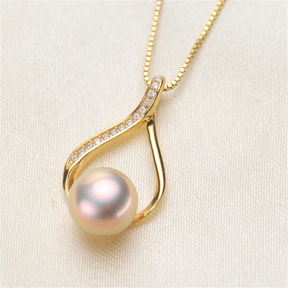 DIY Pearl Accessories S925 Silver Fashionable and Exquisite Pearl Pendant with Empty Bracelet Fit 8-10mm Round Flat Beads D296
DIY Pearl Accessories S925 Silver Fashionable and Exquisite Pearl Pendant with Empty Bracelet Fit 8-10mm Round Flat Beads D296