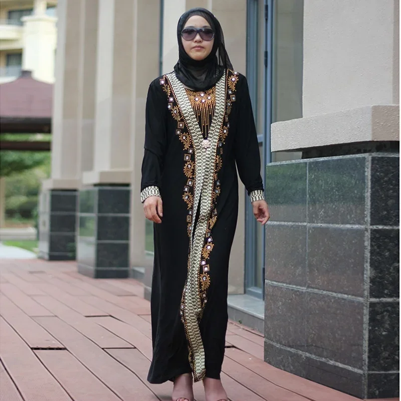 Abaya Kaftan Dubai Arab Muslim Hijab Dress Caftan Marocain Eid Djellaba Ramadan Prayer Robe Femme Rhinestone Gown Islam Jalabiya
Abaya Kaftan Dubai Arab Muslim Hijab Dress Caftan Marocain Eid Djellaba Ramadan Prayer Robe Femme Rhinestone Gown Islam Jalabiya