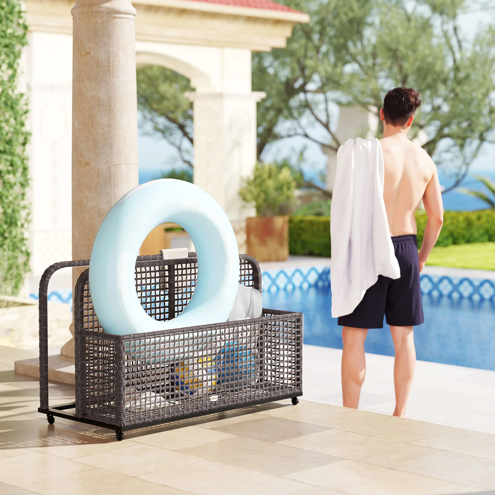 Rattan Storage Basket Indoor and outdoor available
Rattan Storage Basket Indoor and outdoor available