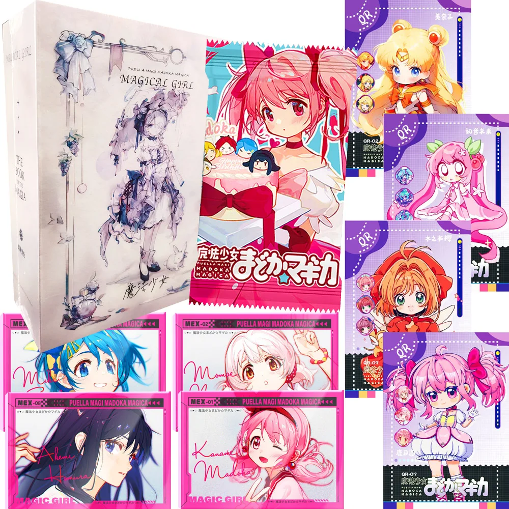 Puella Magi Madoka Magica Collection Cards Cartoon Cute Q Version Kaname Madoka Akemi Homura Anime Peripheral Cards Toys Gifts
Puella Magi Madoka Magica Collection Cards Cartoon Cute Q Version Kaname Madoka Akemi Homura Anime Peripheral Cards Toys Gifts
