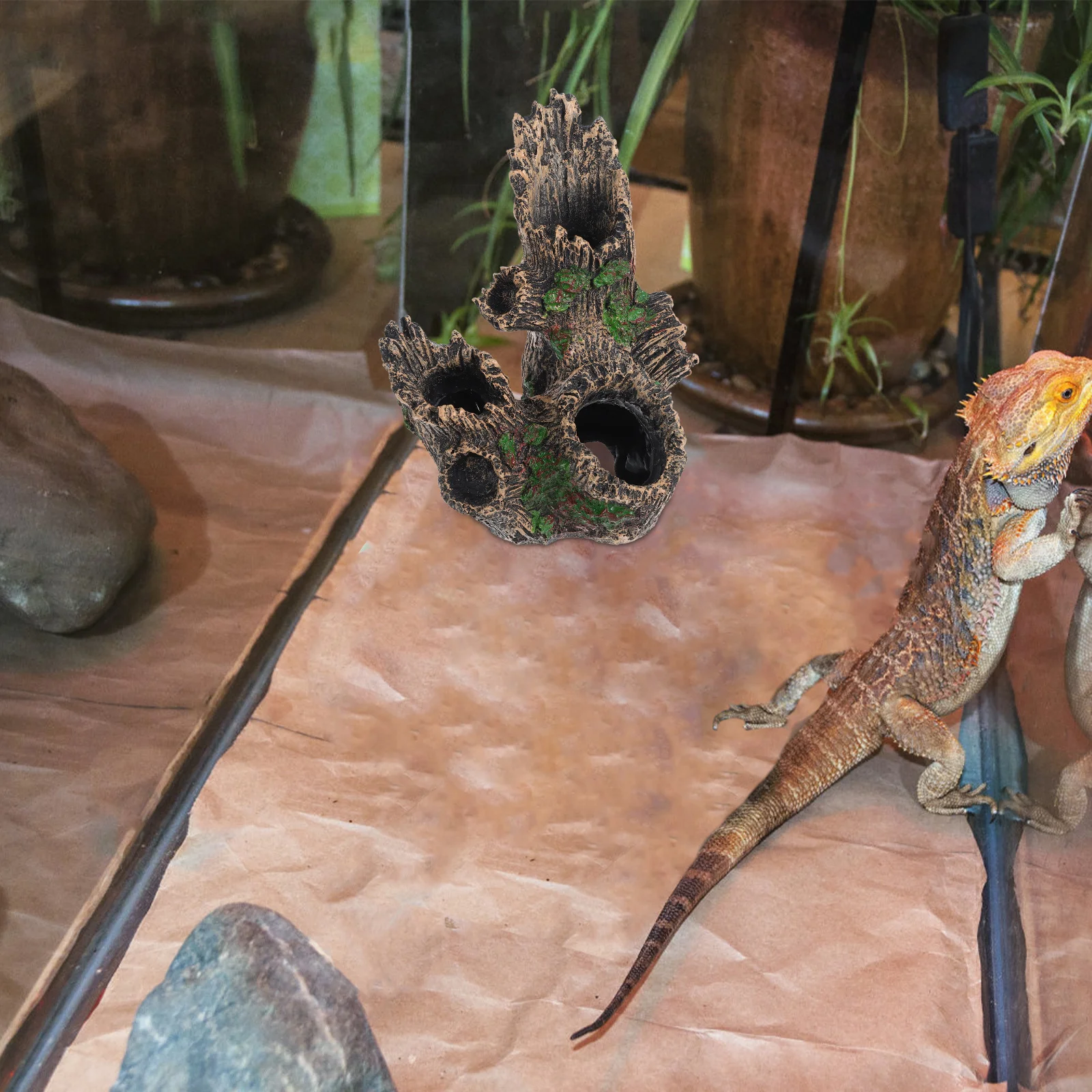 Artificial Tree Trunk Aquarium Decoration Durable Landscape Stump Fish Tank Ornament Resin Multi-Hole Fish Hideout
Artificial Tree Trunk Aquarium Decoration Durable Landscape Stump Fish Tank Ornament Resin Multi-Hole Fish Hideout