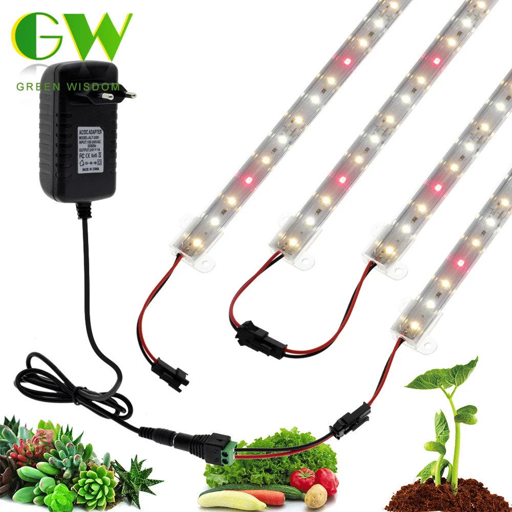 LED Grow Light DC24V LED Bar Lamp for Plants 50cm Full Spectrum Grow Lights Tube Phyto Lamp for Indoor Plant Seedlings Grow Tent
LED Grow Light DC24V LED Bar Lamp for Plants 50cm Full Spectrum Grow Lights Tube Phyto Lamp for Indoor Plant Seedlings Grow Tent