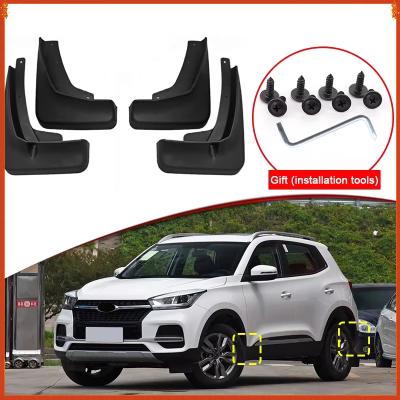 Стайлинг автомобиля ABS автомобильные брызговики брызговики для Chery Tiggo 4 2019-2022 2023, брызговики переднее и заднее крыло, автоаксессуар
Стайлинг автомобиля ABS автомобильные брызговики брызговики для Chery Tiggo 4 2019-2022 2023, брызговики переднее и заднее крыло, автоаксессуар