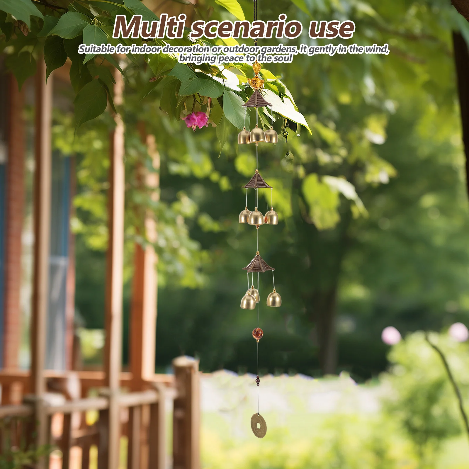 Vintage Wind Chime Rustic Outdoor Garden Decoration Style Metal Hanging Home Ornament Retro Wind Bell Decor
Vintage Wind Chime Rustic Outdoor Garden Decoration Style Metal Hanging Home Ornament Retro Wind Bell Decor