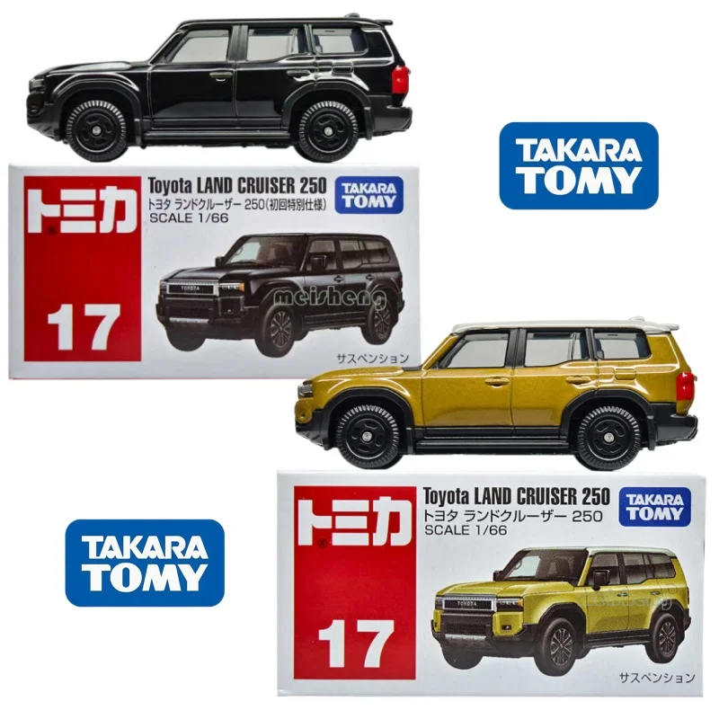 TAKARA TOMY Tomica NO.17 Toyota LAND CRUISER 250, литая металлическая модель автомобиля, коллекционная игрушка, подарок для мальчика на Рождество
TAKARA TOMY Tomica NO.17 Toyota LAND CRUISER 250, литая металлическая модель автомобиля, коллекционная игрушка, подарок для мальчика на Рождество