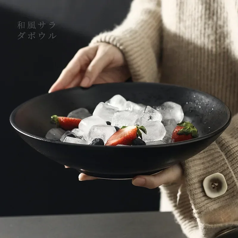 Plato de sopa profunda, cerámica japonesa, tazón sopa de fideos, vajilla hotel, negro, 12"
Plato de sopa profunda, cerámica japonesa, tazón sopa de fideos, vajilla hotel, negro, 12"