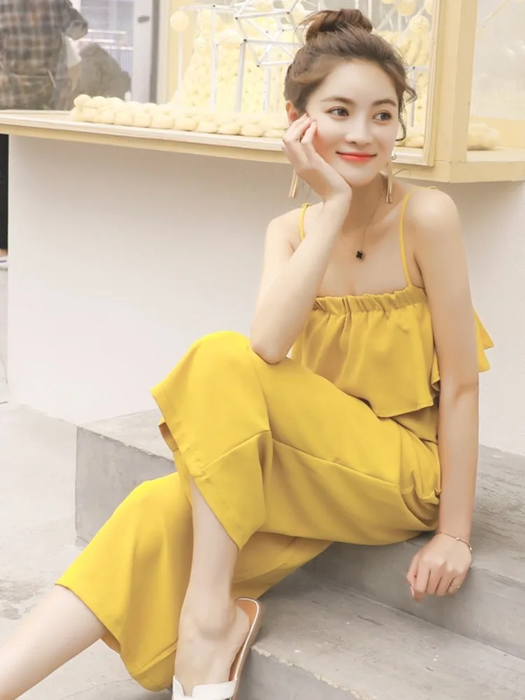 2024 Solid Color New Jumpsuit Women's Cross Border Summer Female Thread Backless Summer Sexy Jumpsuit Sleeveless T130
2024 Solid Color New Jumpsuit Women's Cross Border Summer Female Thread Backless Summer Sexy Jumpsuit Sleeveless T130