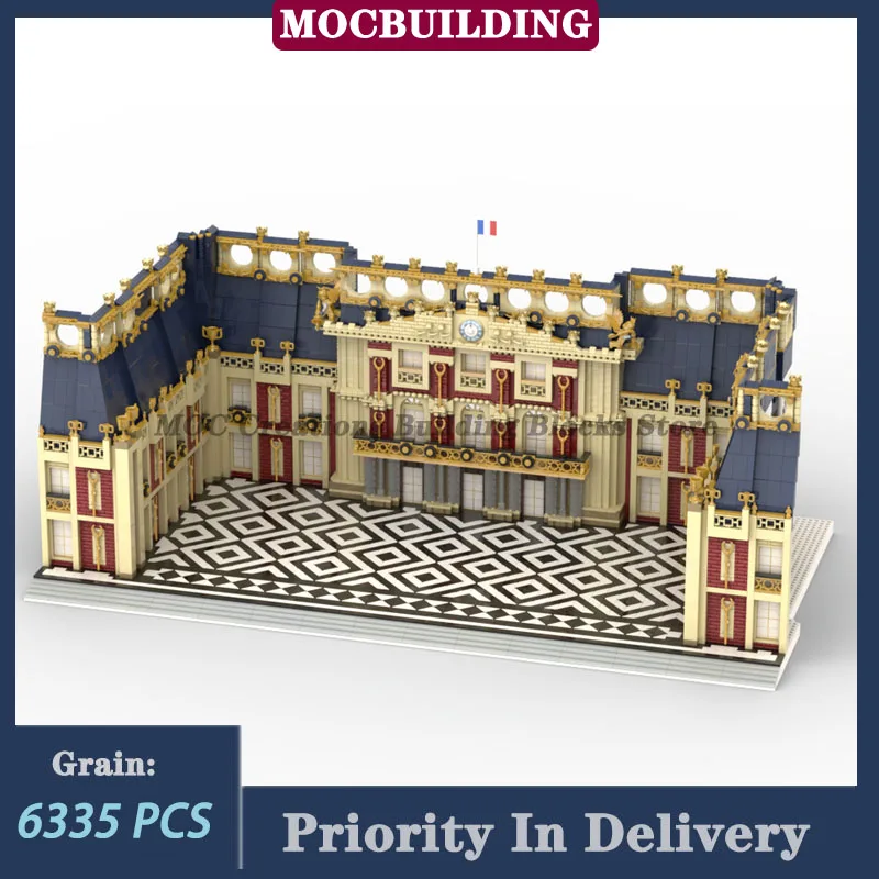 City Palace Versailles Part 1 Classical Architecture Model Building Blocks MOC Gold Exterior Wall Collection Toys Gifts
City Palace Versailles Part 1 Classical Architecture Model Building Blocks MOC Gold Exterior Wall Collection Toys Gifts