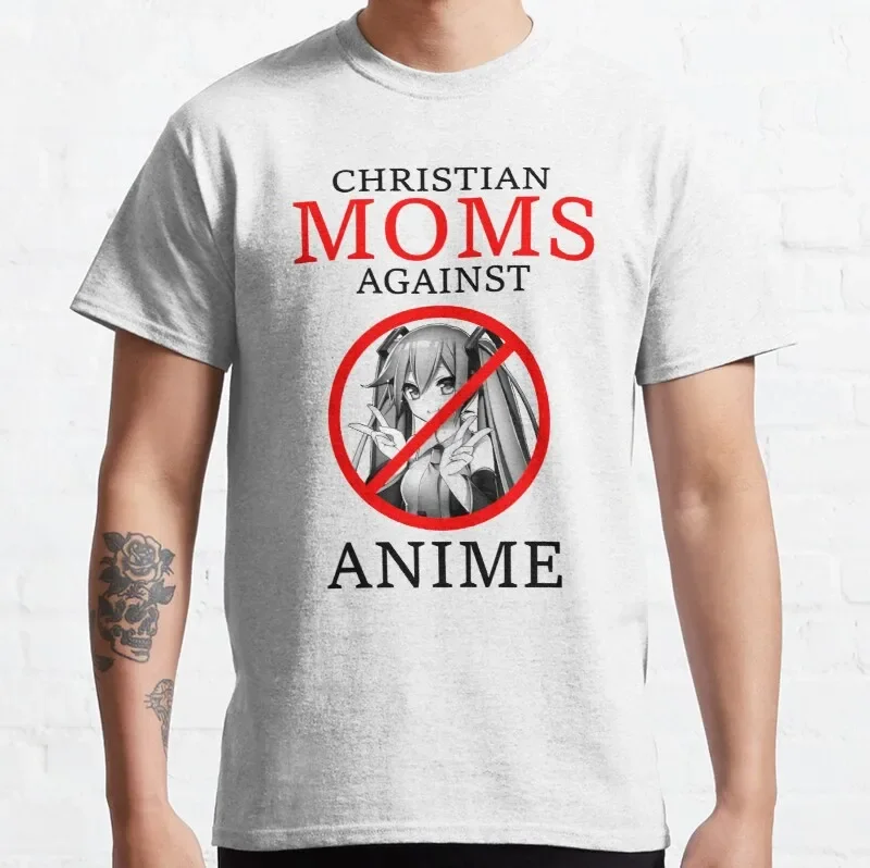 New Christian Moms Against Anime Classic T-Shirt Cotton Tee Shirt S-3Xl Custom Aldult Teen Unisex Digital Printing Tee Shirts
New Christian Moms Against Anime Classic T-Shirt Cotton Tee Shirt S-3Xl Custom Aldult Teen Unisex Digital Printing Tee Shirts