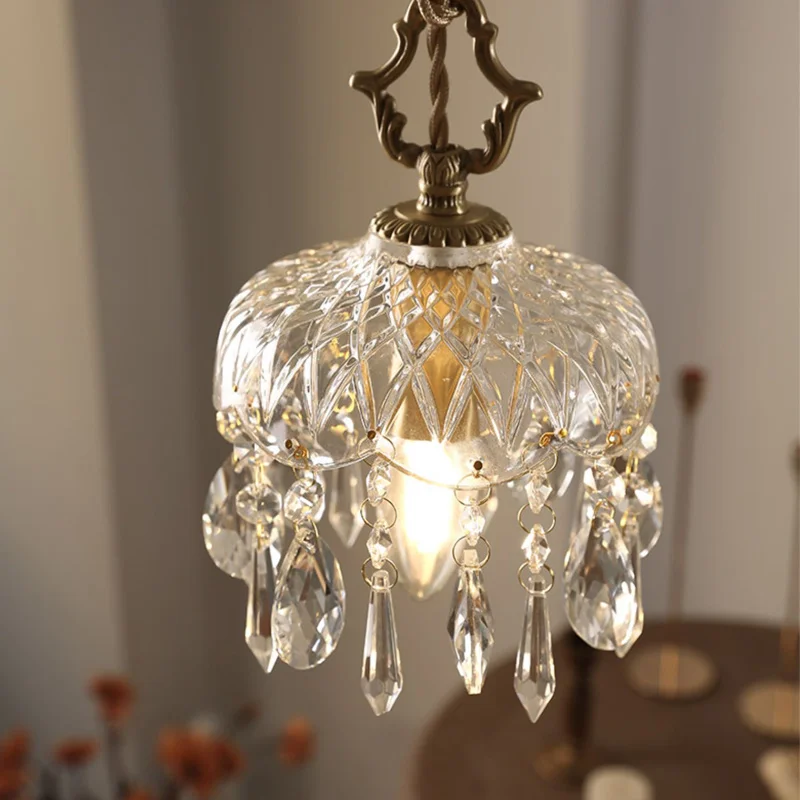Retro Crystal Pendant Lamp Indoor Decorative Chandelier For Restaurant Bar Dining Table Light Aisle Porch Bedroom Hang Lamp
Retro Crystal Pendant Lamp Indoor Decorative Chandelier For Restaurant Bar Dining Table Light Aisle Porch Bedroom Hang Lamp