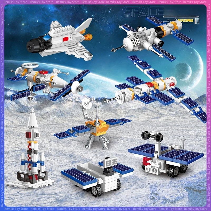 Creative Aerospace Series The Conjoined Space Station 8 In1 Assemble Building Blocks Bricks DIY Toys for Kids Boys Birthday Gift
Creative Aerospace Series The Conjoined Space Station 8 In1 Assemble Building Blocks Bricks DIY Toys for Kids Boys Birthday Gift