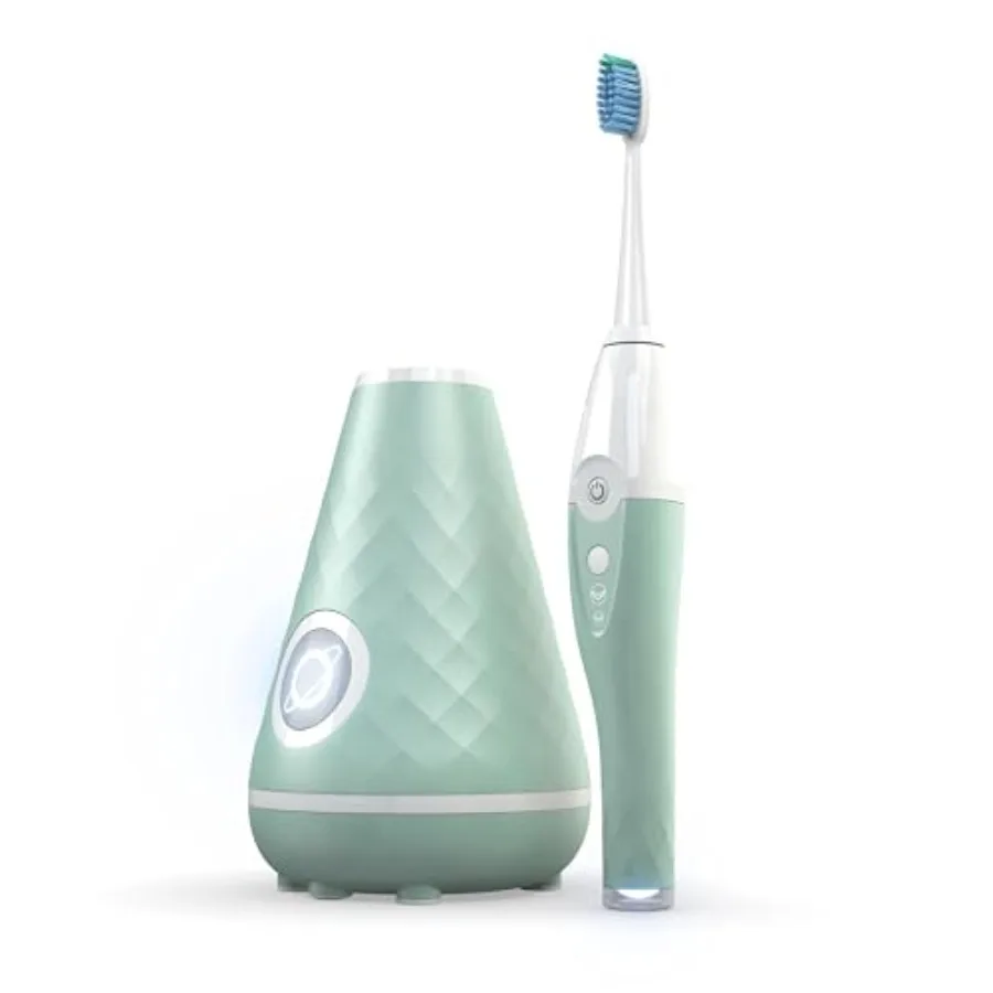 UV Sanitizing Sonic Toothbrush and Cleaning Station, Electric Toothbrush, Dual Speed Setting, Seaglass
UV Sanitizing Sonic Toothbrush and Cleaning Station, Electric Toothbrush, Dual Speed Setting, Seaglass