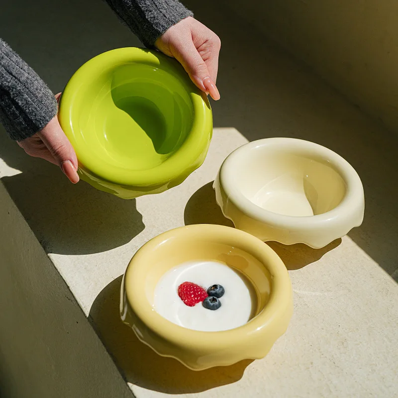 French Cream Style Ceramic Salad Bowl Portion Control Bowl for Weight Loss Dessert Ice Cream Breakfast Yogurt
French Cream Style Ceramic Salad Bowl Portion Control Bowl for Weight Loss Dessert Ice Cream Breakfast Yogurt