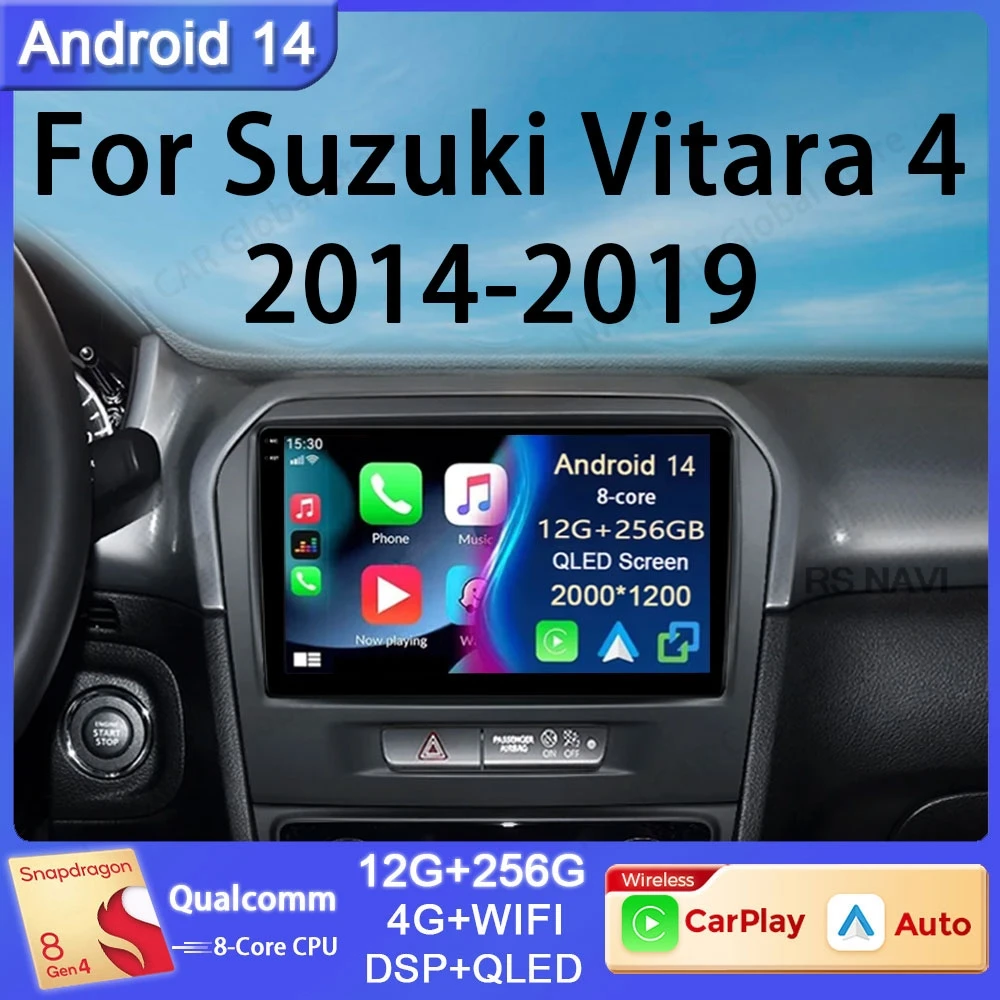 Android 14 For For Suzuki Vitara 2015 2016 2017 2018 2019 Multimedia GPS Car Radio Video Player Navigation Auto Stereo Head Unit
Android 14 For For Suzuki Vitara 2015 2016 2017 2018 2019 Multimedia GPS Car Radio Video Player Navigation Auto Stereo Head Unit