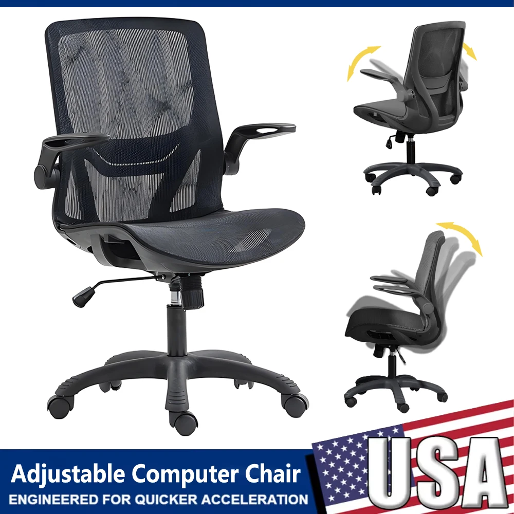 Регулируемое компьютерное кресло, вращающееся кресло, кресло с откидной спинкой, мебель для дома, эргономичное сетчатое кресло с высокой спинкой для офиса, гостиной
Регулируемое компьютерное кресло, вращающееся кресло, кресло с откидной спинкой, мебель для дома, эргономичное сетчатое кресло с высокой спинкой для офиса, гостиной