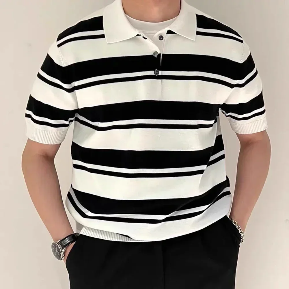 Casual Outings Men's Summer T-Shirt Casual Short Sleeve Top T-shirt 2XL Lapel Neckline Loose Fit Design Men's Fashion Style
Casual Outings Men's Summer T-Shirt Casual Short Sleeve Top T-shirt 2XL Lapel Neckline Loose Fit Design Men's Fashion Style
